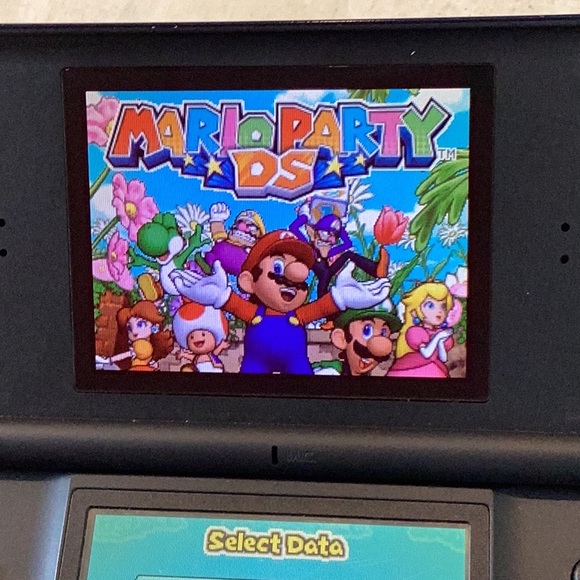 Nintendo DS Lite Console Handheld System & Battery Charger & Mario Party DS Game - Picture 8 of 16